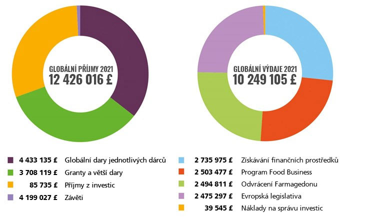 Infografika Globální příjmy a výdaje